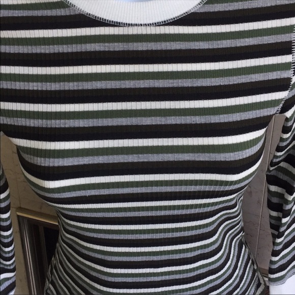 NEW Free People Good on You Army 3/4 Sleeve Tee - Picture 7 of 8